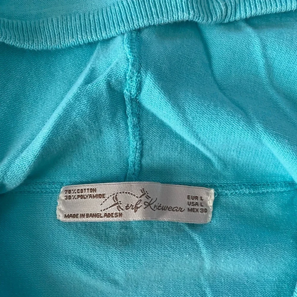 EUC Y2K v-neck short sleeve sweater size large - Picture 3 of 9